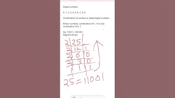 Binary numbers#BinaryNumbers #DigitalToBinary #ComputerStudents #ComputerScienceBasics