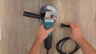 Unboxing and installing cutting disc on Makita 9558HNG Angle Grinder 125 mm (5 ')  Bob The Tool Man