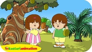 Kutahu Nama Buah (durian, nanas, salak) - Kastari Animation 