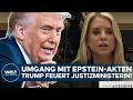 EPSTEIN-SKANDAL: Paukenschlag! Trump feuert Justizministerin! Kritik an Pam Bondi wegen Akten-Umgang
