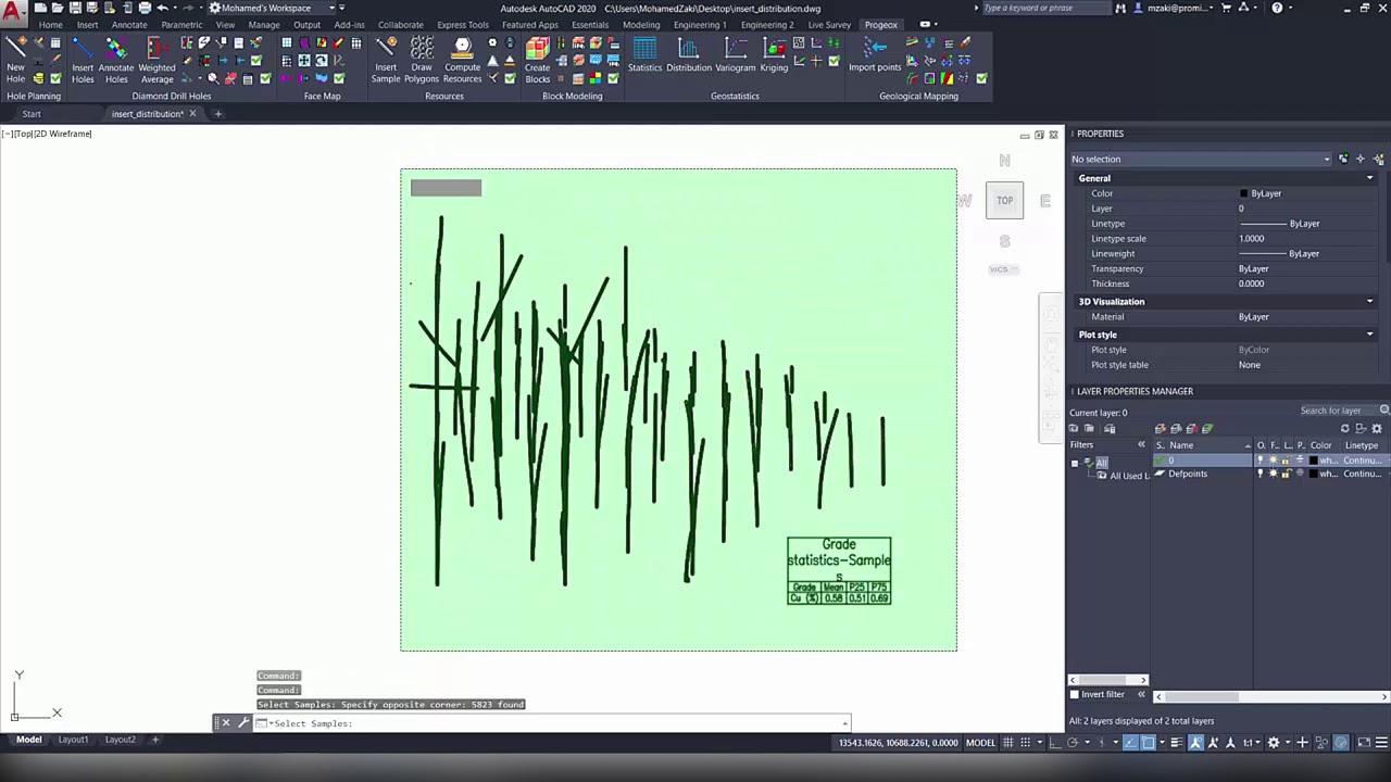 Generate a grade-distribution graph in AutoCAD | Tip Of The Month - YouTube