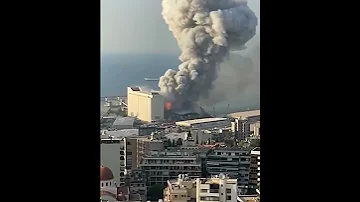 شاهد لحظة قصف الجيش الاسرائلي لبنان مع سماع صوت الطائرة الحربية 