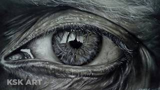 Hyper Realistic Eye Sketch With Pencil | Hyper Realistic Drawing