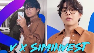 Bts Taehyung New Promotional Ad For Siminvest Bts V New Update 2023