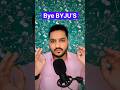 Bye Bye BYJU’S😨🤯#sharktankindia #sharktank #startup #motivation #byjus #shorts