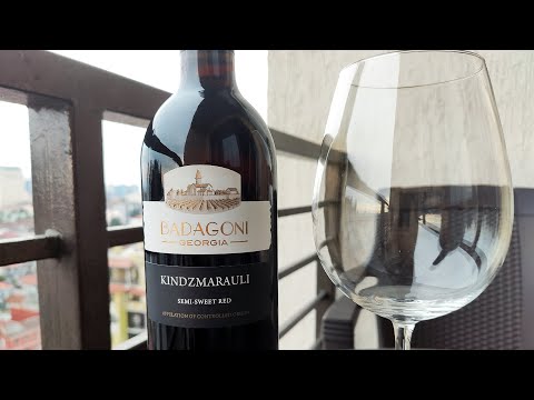 Киндзмараули (Kindzmarauli) красное полусладкое вино от Badagoni (18+)