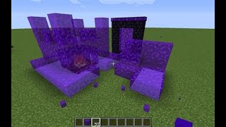 How To Get A Portal Block In Minecraft!