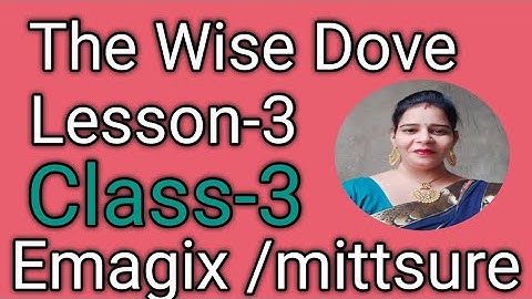 Class-3,Lesson-3,The Wise Doves#english#mittsure#reader complete exercise by Mukesh soni