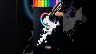 I DESTROYED my Rainbow Heart for THIS! 😱🖤 Infinite Canvas Ep.3 #viralshorts