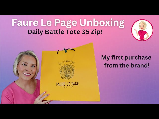 Faure Le Page Unboxing! Daily Battle Tote 35 Zip! 