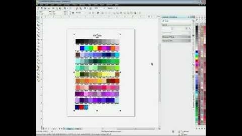 CorelDraw  Graphic suite X5 - Color Palette.avi