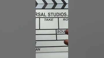 I have a film CLAPPERBOARD?! #shorts #omg