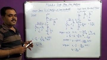 18EC42 Analog Circuits Module2 CS Amplifier with Source Resistance