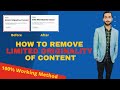 How To Remove Limited Originality Of Content From Facebook Page [2022]