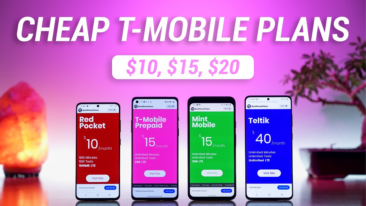 Best Cheap TMobile Cell Phone Plans! YouTube