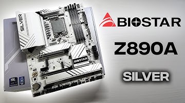 Cleanest Silver Intel Z890 motherboard? - BIOSTAR Z890A SILVER Unboxing