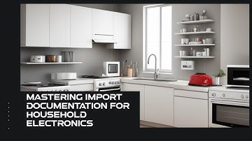 Mastering Import Documentation for Household Electronics