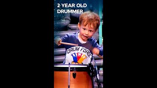 2-річний барабанщик дивує суддів 😍 | #Shorts
