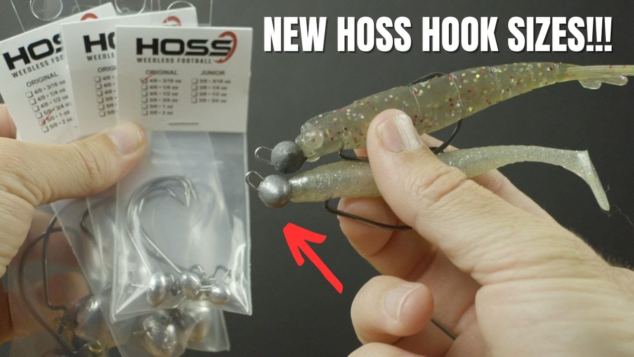 NEW Hoss Weedless Football Jighead Sizes Have Arrived!!! 