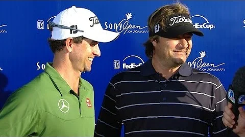 Adam Scott & Benji Weatherley interview at Sony Open
