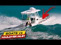 DAD PUTS WIFE AND KIDS IN DANGER! | Boats vs Haulover Inlet