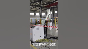 Is manual handling too slow and messy? This robotic arm keeps things moving at a steady pace#robotic