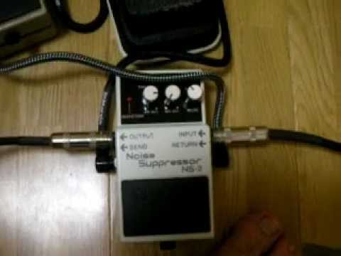 BOSS ノイズ・サプレッサー Noise Suppressor NS-2 NS-2(T) - YouTube