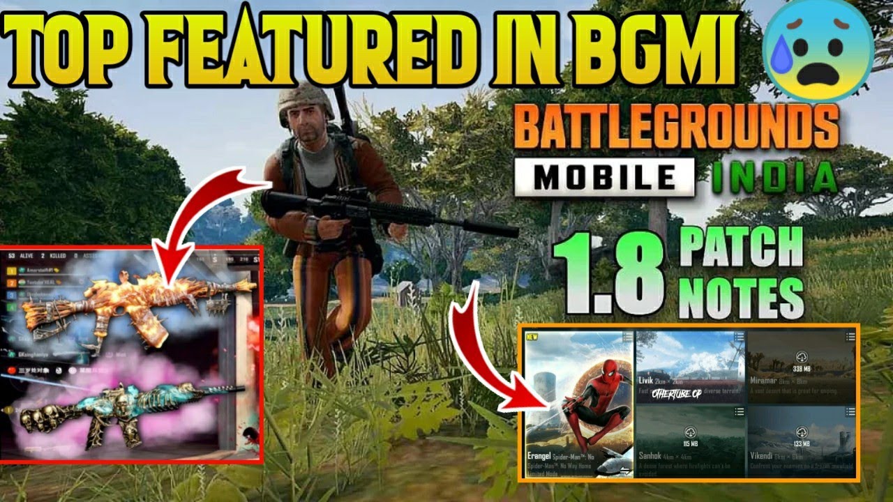 BGMI 1.8 UPDATE IS HERE | DOWNLOAD NOW | PUBG MOBILE 1.8 UPDATE | NEW SPIDER MAN MODE | TOP FEATURES