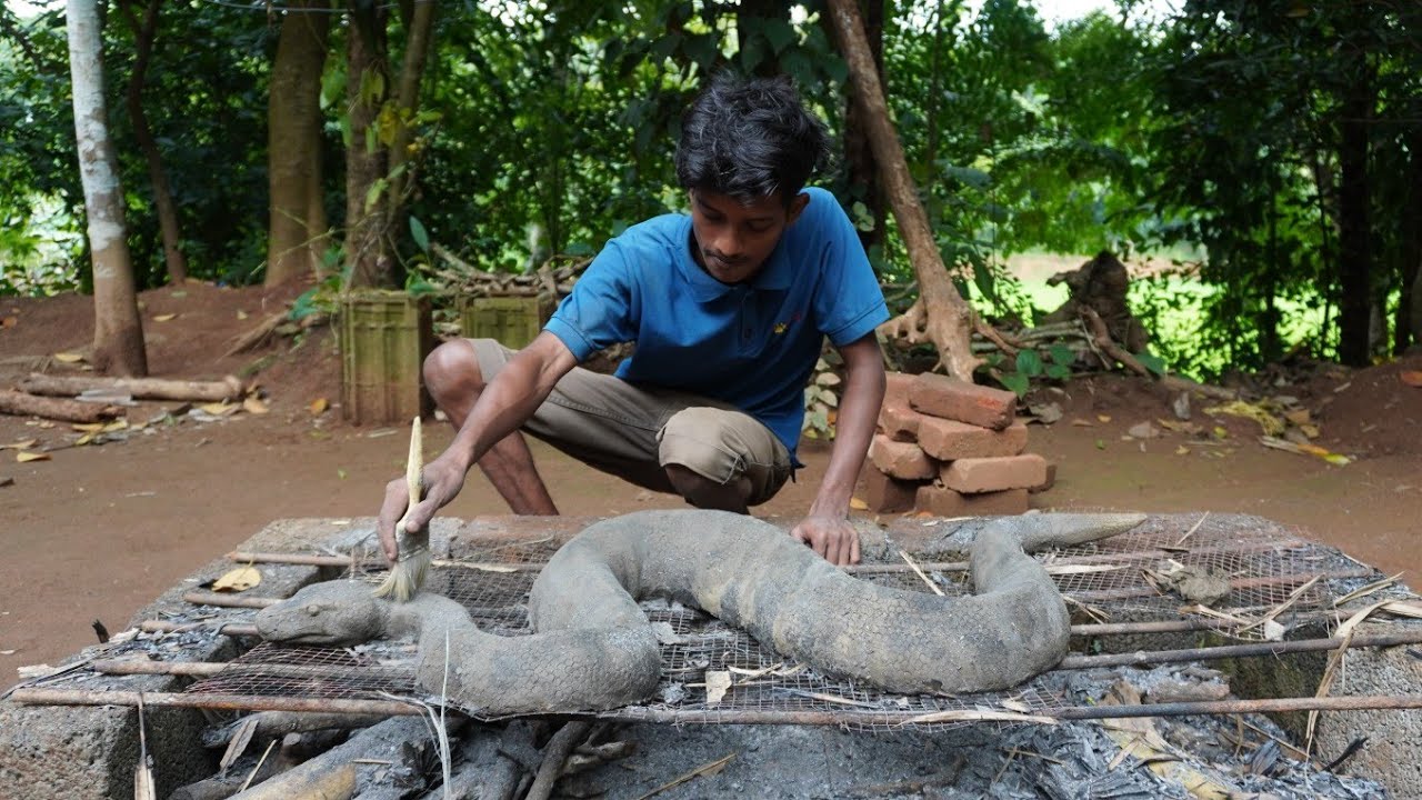 Tried to burn the mud snake| പാമ്പിനെ ചുട്ടു പണി പാളി🤐 | Flop Clay Kiln| Clay firing method | PART 1