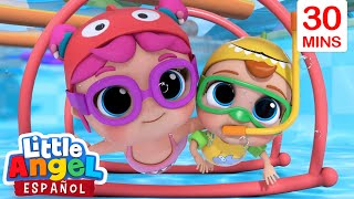 ¡Juguemos en la Piscina! | | Caricaturas | Canciones Infantiles| Little Angel Español