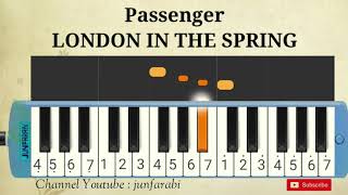 Passenger - LONDON IN THE SPRING - melodika lesson