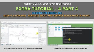 Meshing with snappyHexMesh | Meshing the Cessna 210 | Part 4 | Playground for feature edges