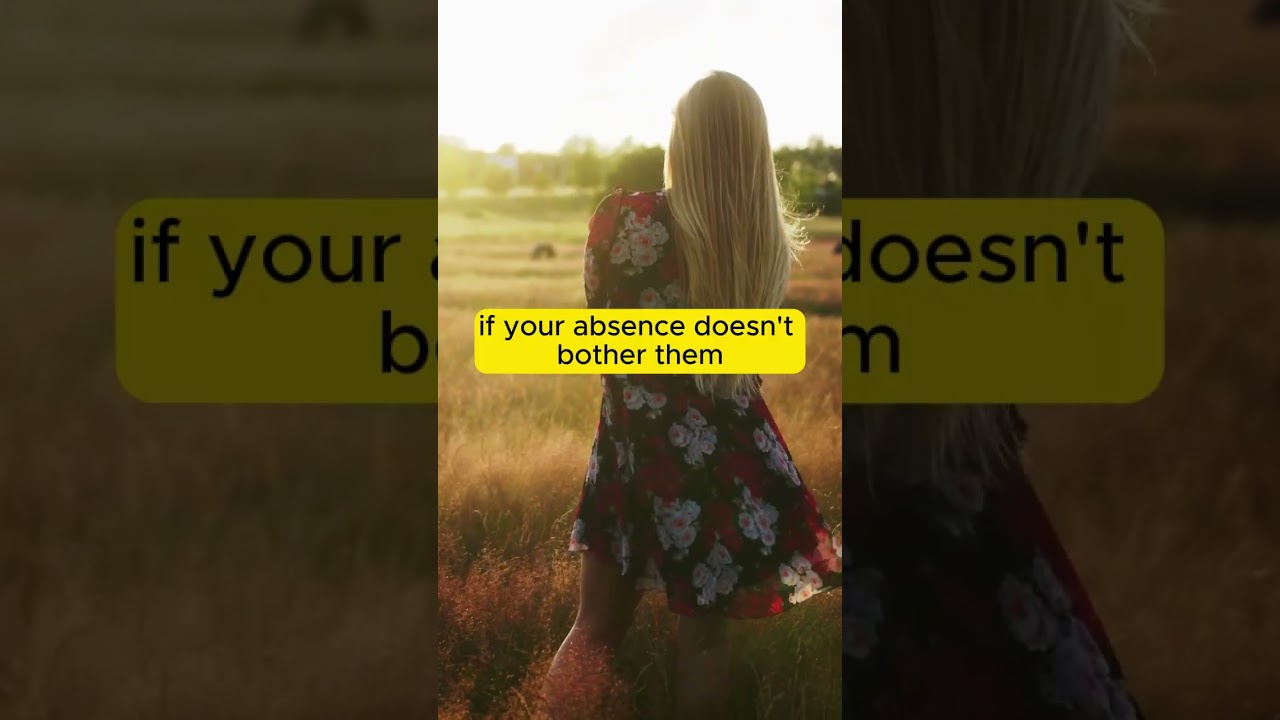 Know Your Worth Presence vs  Absence 🌟 