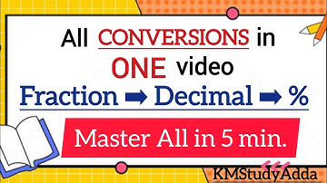Convert Fractions, Decimals & Percentages in Seconds | Easy Math Tricks Explained! #maths #convert