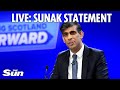 LIVE: Rishi Sunak makes surprise statement outside Number 10