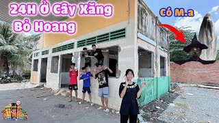 Thử Thách 24h Ở Cây Xăng Bỏ Hoang Chỉ Ăn Xúc Xích Heo Cao Bồi [ Trang Và Vinh ]