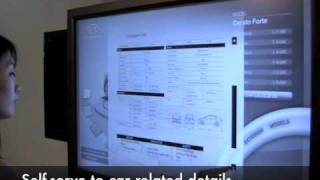 Kia Car Configurator Touchscreen Application