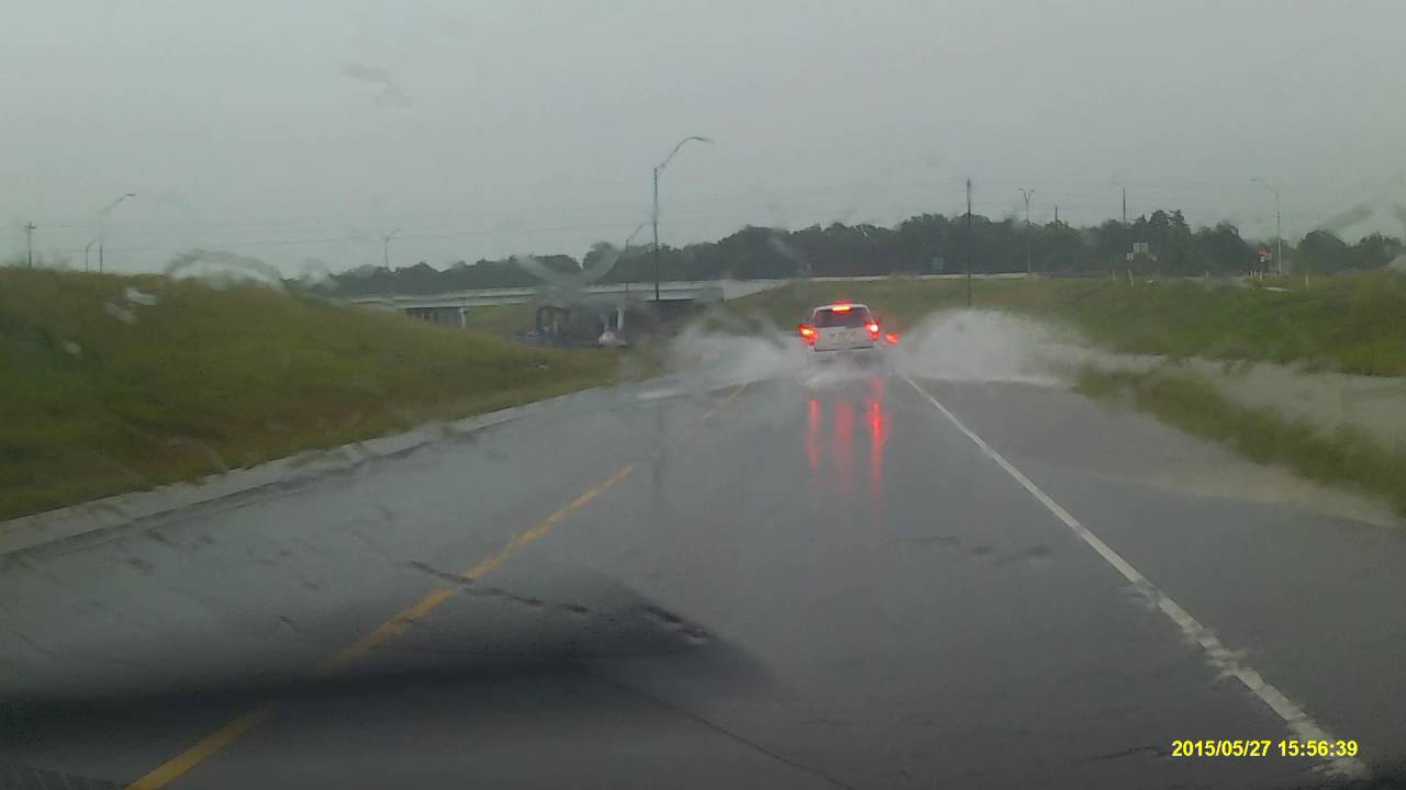 Road Flooding in Hwy 47FM60Aftermath of the Tornado, College Station