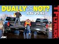 Single Rear Wheel vs Dually - What's The Best HD Truck For You? We Find Out at The Local Drive Thru!