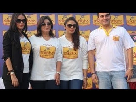 Arbaaz Neha Huma Farah  Special Rally Walk For The Love of Shiksha