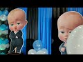 Boss baby theamed decor by rn groups total event solutionspondagoa