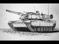 How To Draw A M1 Abrams Tank