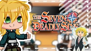 ° Past Seven Deadly Sins React to Meliodas+Elizabeth Future!°||Gacha Club||/english||By:Me