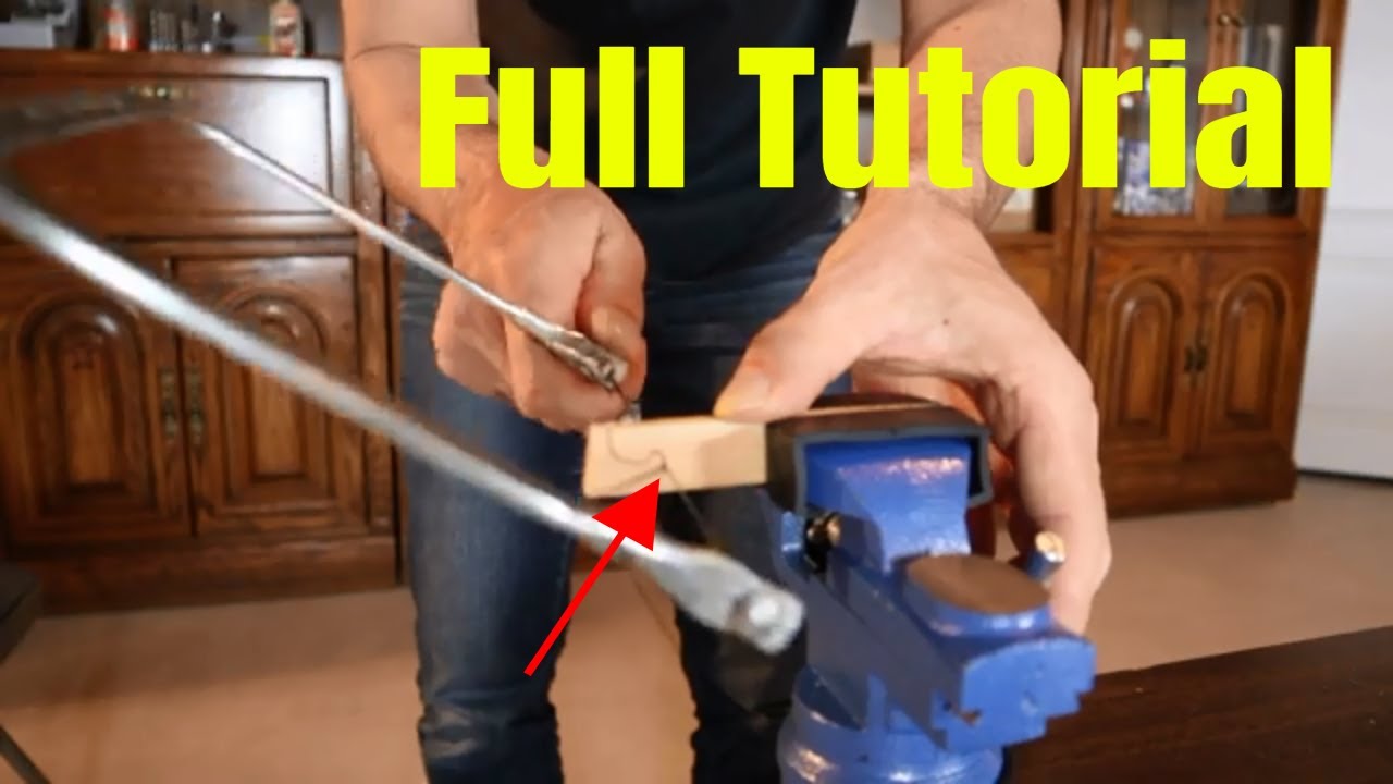 Homemade Jeweler's Saw - Metal Cutting Coping Saw 