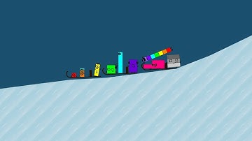 Numberblocks S13 Ep6 The Sleigh (Algodoo)