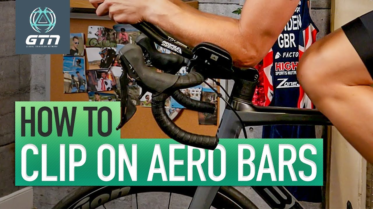 aero bars clip on road bike