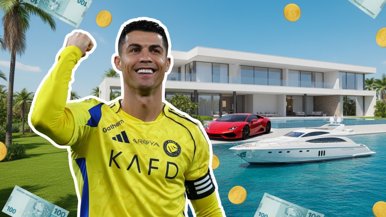 Essa é a Vida LUXUOSA de CRISTIANO RONALDO, o Rei do Futebol