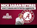 Nick Saban Retires - What This Means for Alabama &amp; College Football