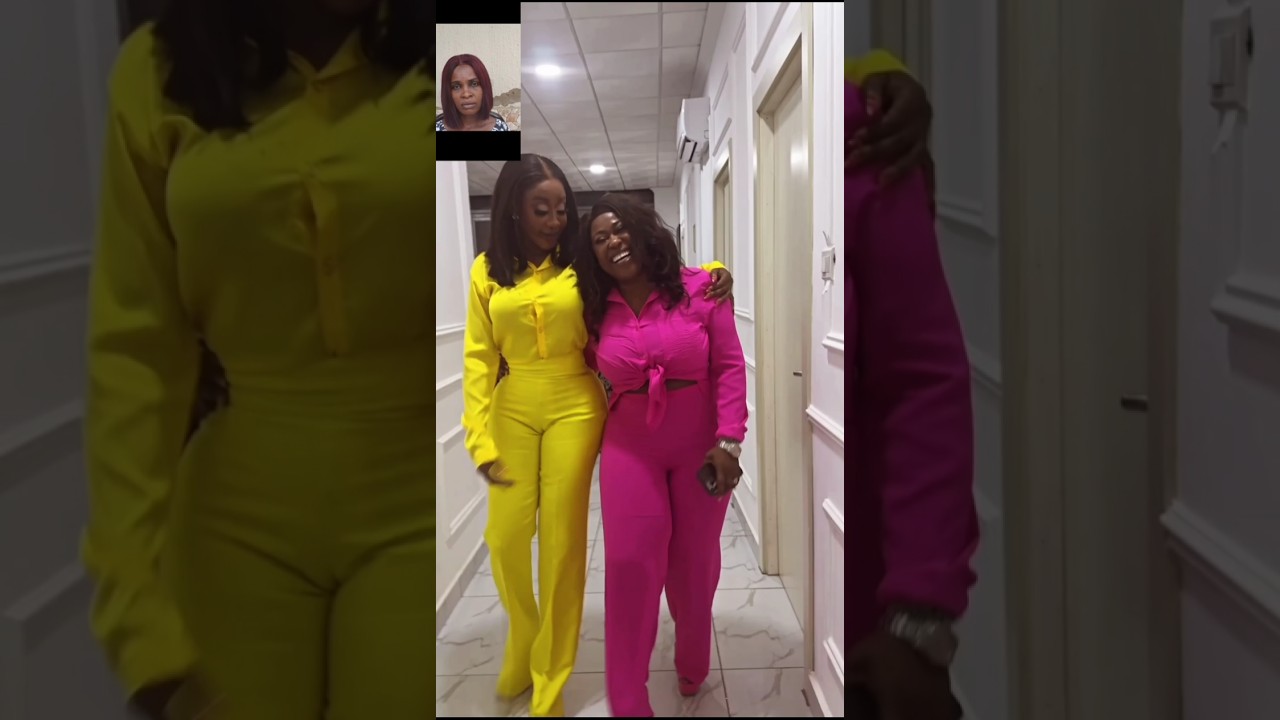 Nigerian Actresses, Ini Edo & Uche Jombo attended an event looking pretty in stunning colours.