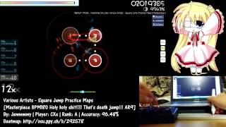 osu! Various Artists - Square Jump Practice Maps [Masterpiece longdiffname] (osu!tablet)